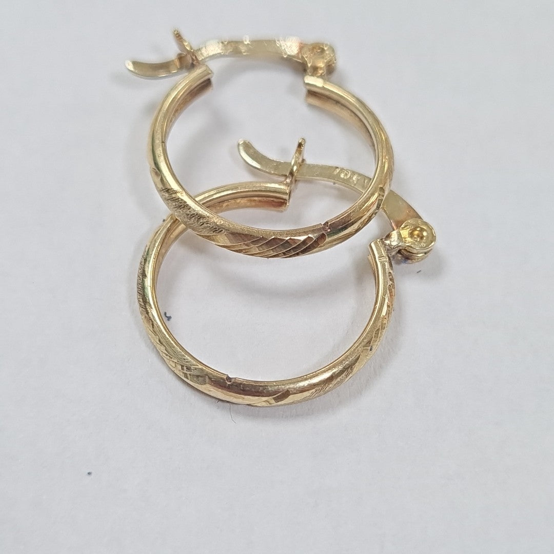 ARRACADAS PAR ORO 10 K 1,70 GRMS (SEMINUEVO)