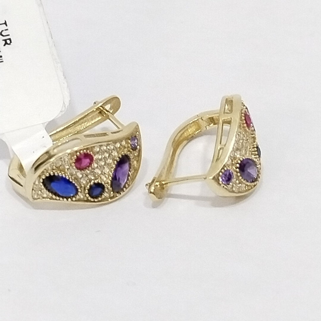 BROQUELES ORO 14K 3.9 (NUEVO)