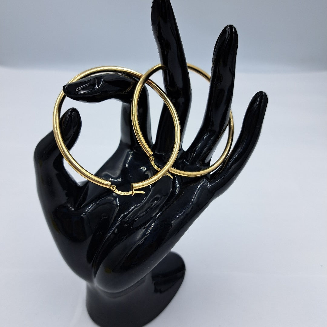 ARRACADAS PAR ORO 12 K 4.4 GRMS (SEMINUEVO)