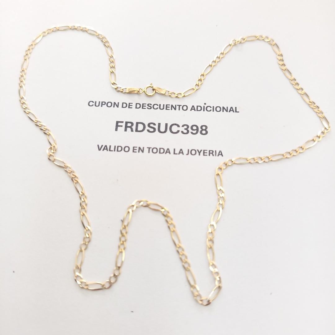 CADENA ORO 14 K 3.9 GRMS (SEMINUEVO)