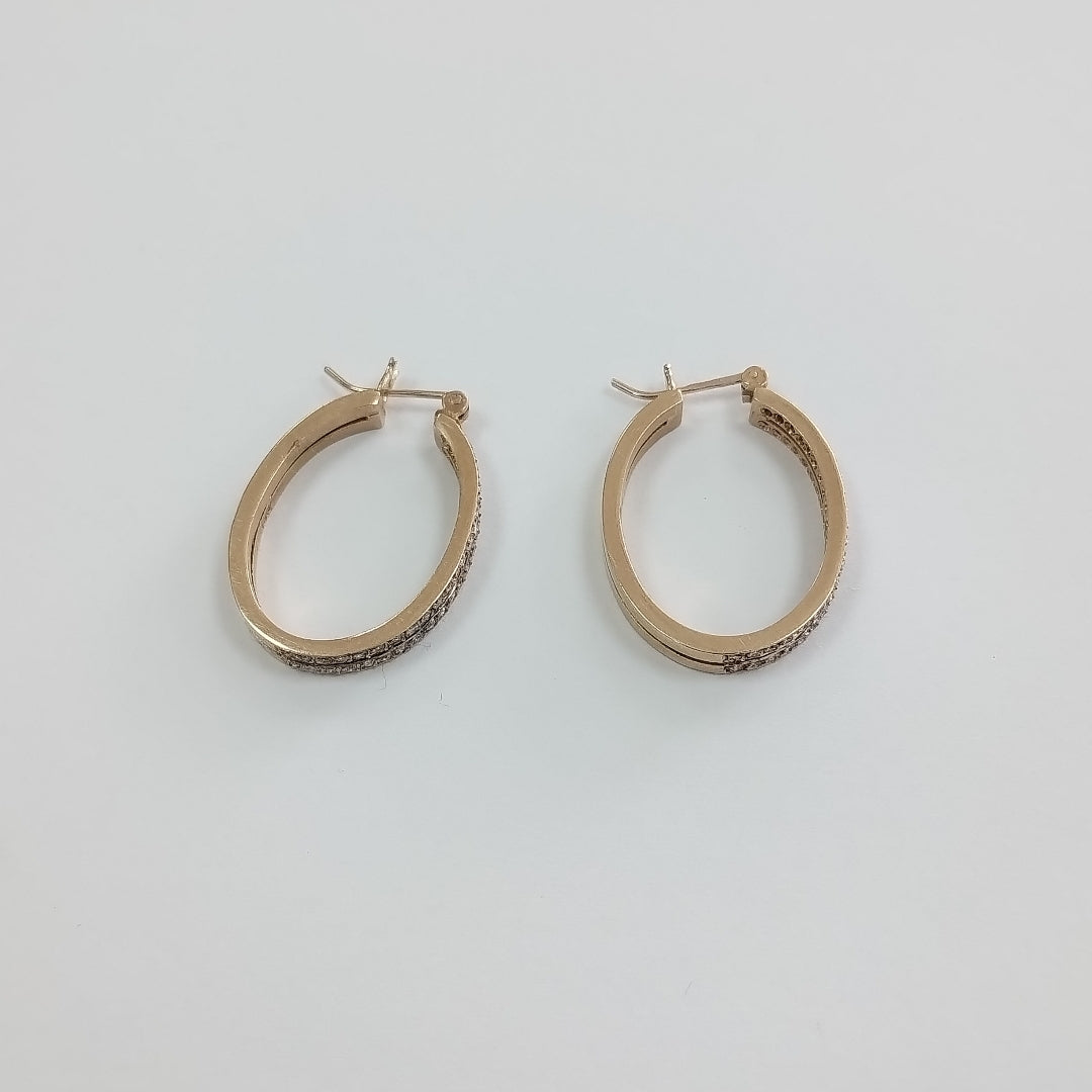 ARETES PAR ORO 18 K 11.1 GRMS (SEMINUEVO)