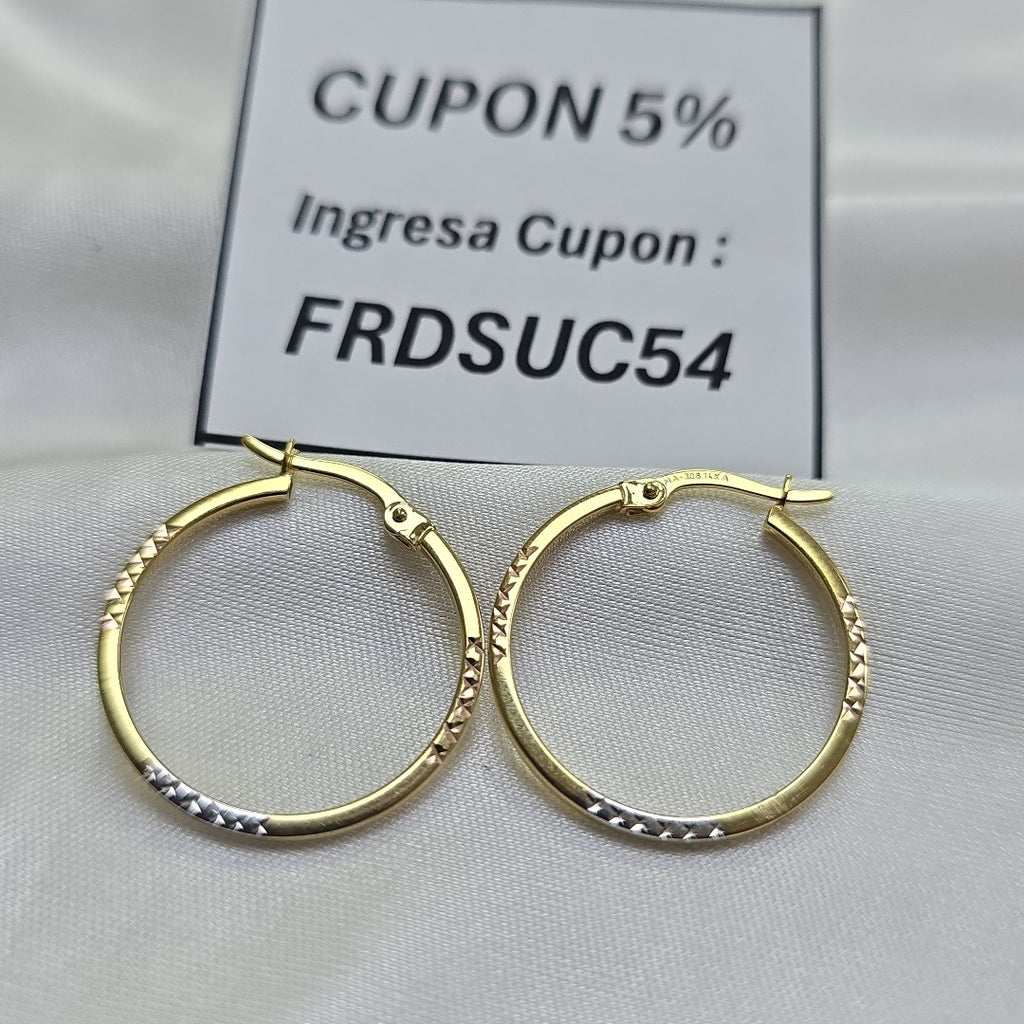 ARRACADAS ORO 14K 1.3 (NUEVO)