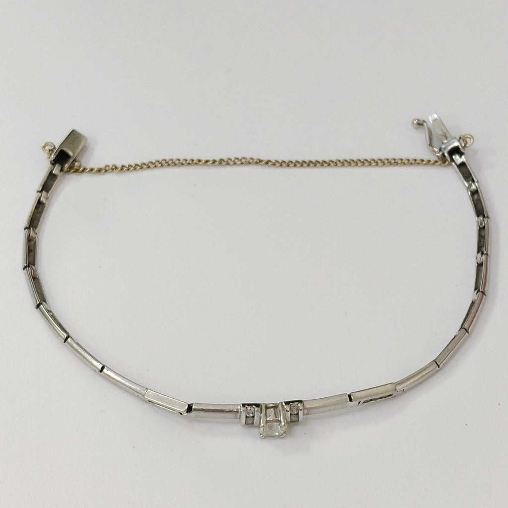 PULSERA ORO, ORO BLANCO 14 K 8 GRMS (SEMINUEVO)