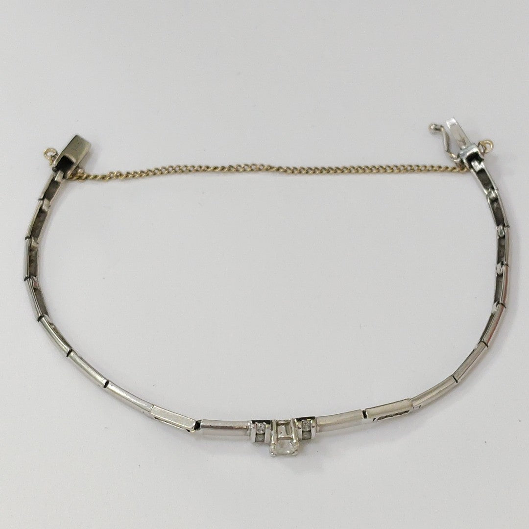 PULSERA ORO, ORO BLANCO 14 K 8 GRMS (SEMINUEVO)