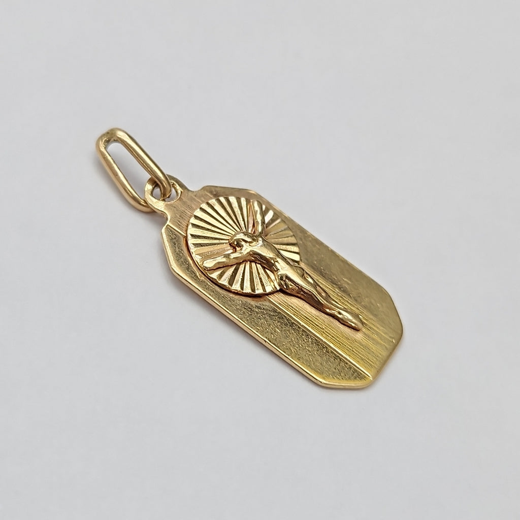 MEDALLA RELIGIOSA ORO 14 K 2.9 GRMS (SEMINUEVO)