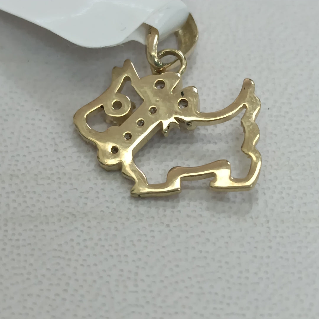 DIJES PERRO ORO 10K 1.1 GR (NUEVO)