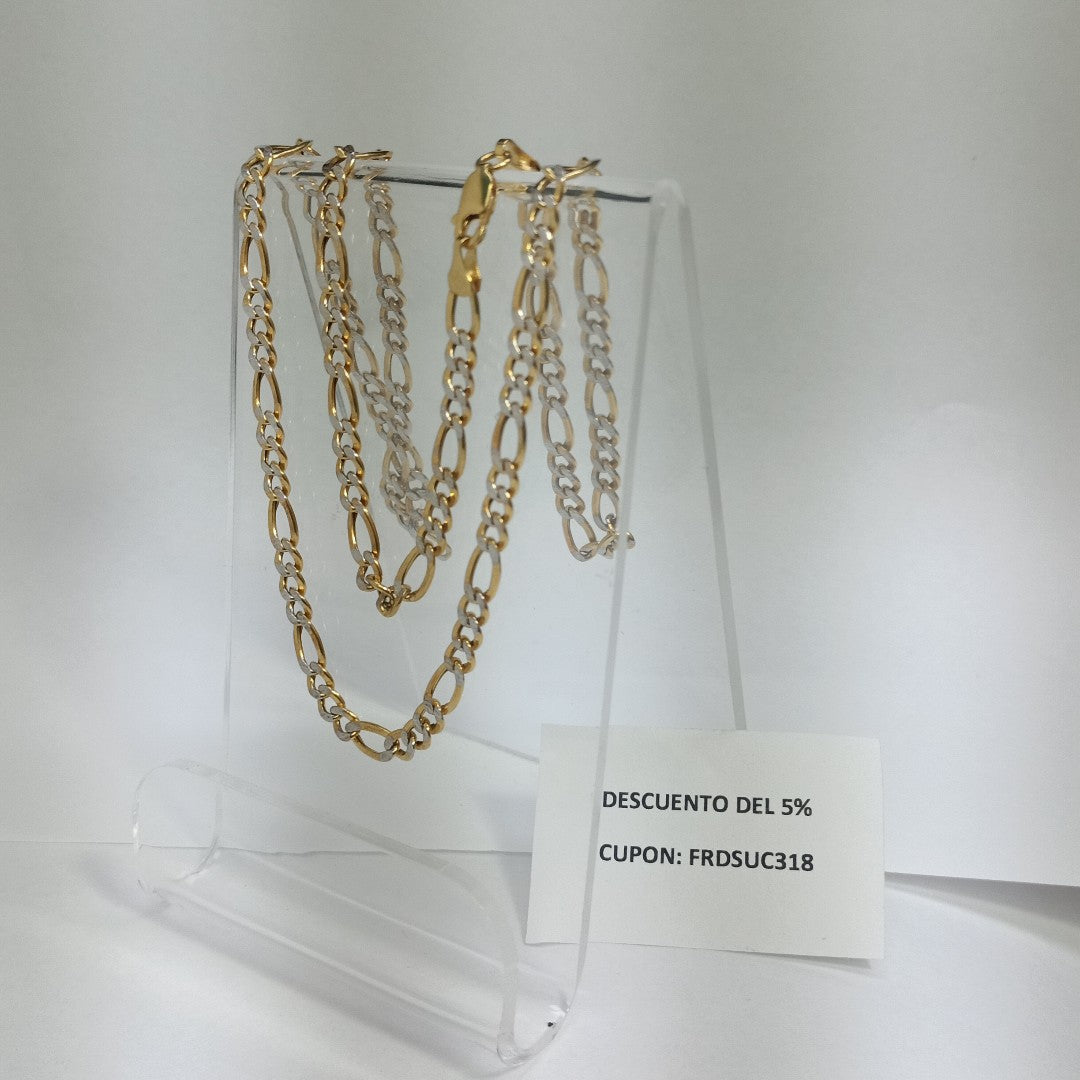CADENA ORO, RODIADO 10 K 6.6 GRMS (SEMINUEVO)