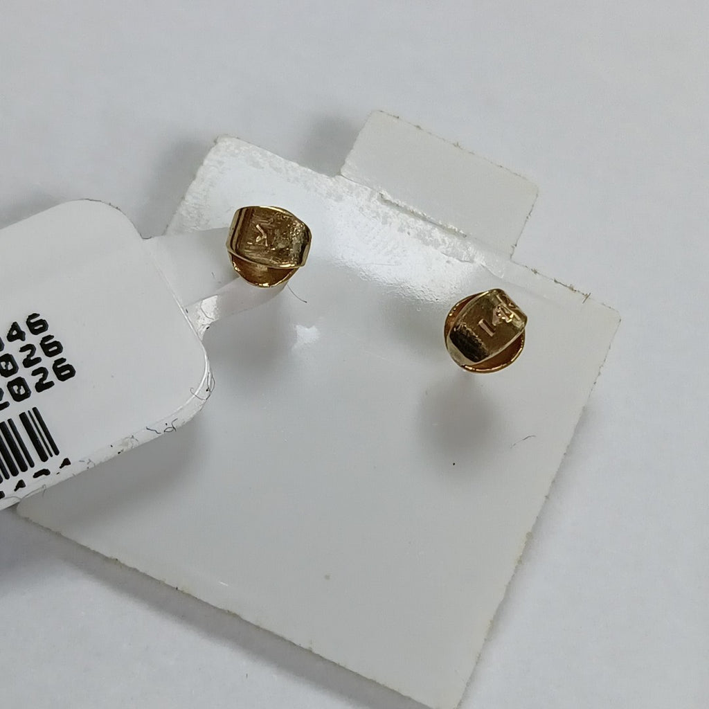 BROQUELES PAR ORO 14 K 1.1 GRMS (SEMINUEVO)