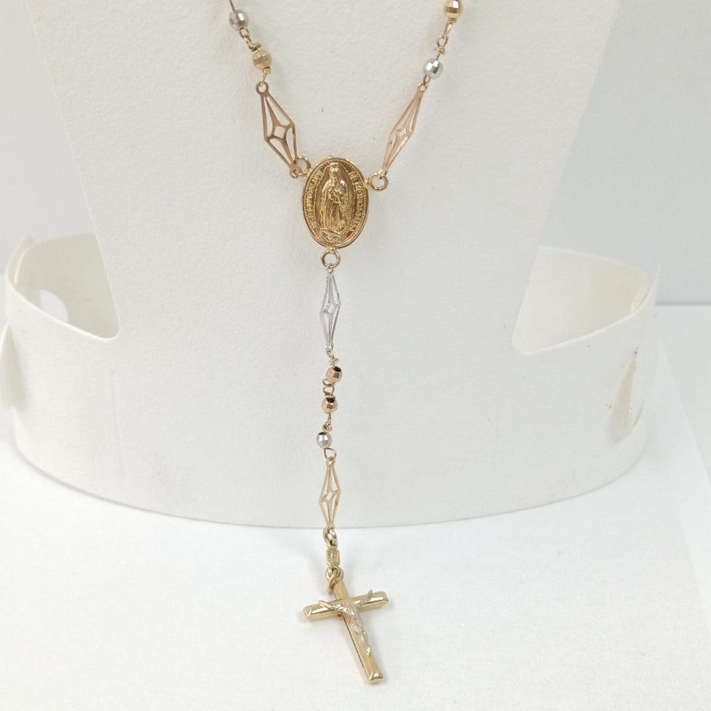 ROSARIO ORO COMBINADO 14 K 10.6 GRMS (SEMINUEVO)