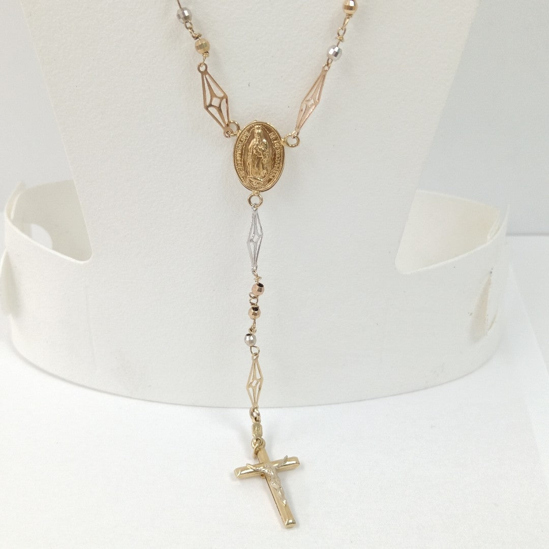 ROSARIO ORO COMBINADO 14 K 10.6 GRMS (SEMINUEVO)