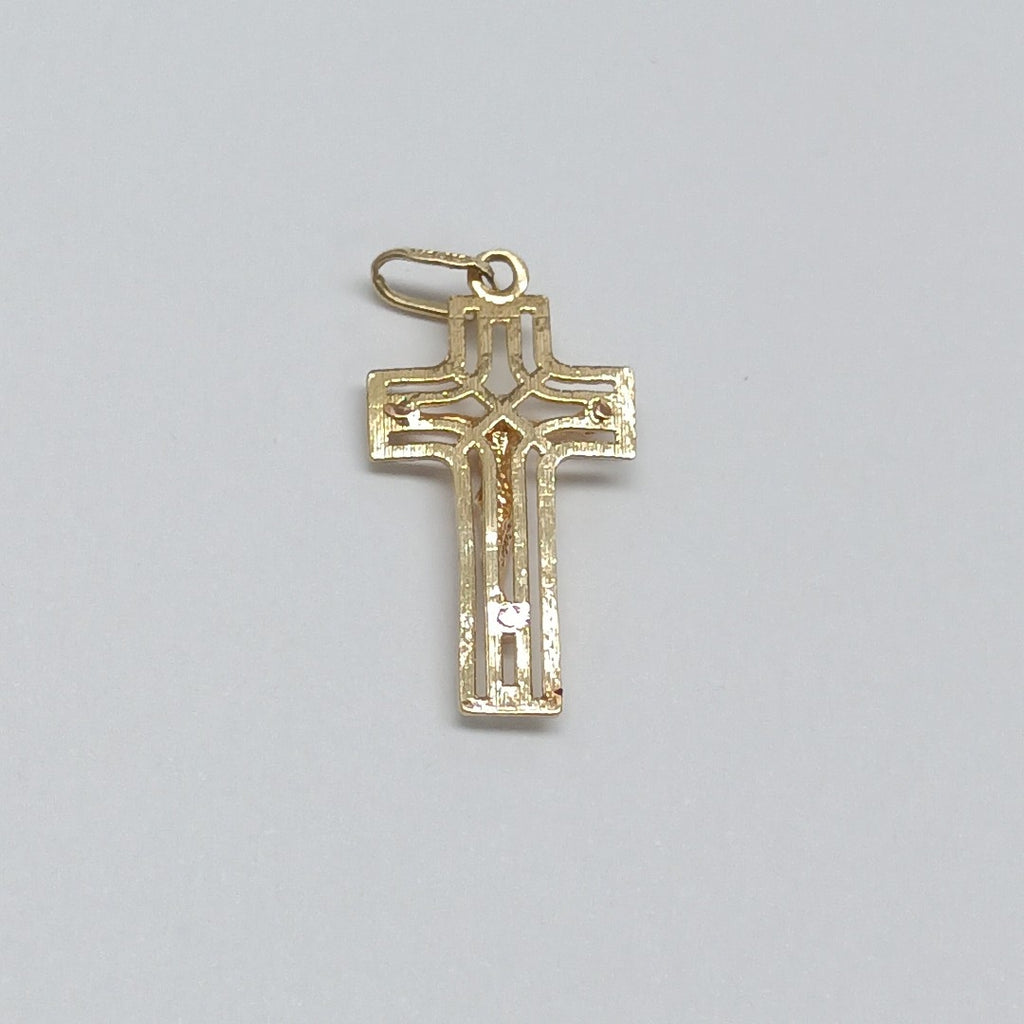 CRUCIFIJO ORO 14 K 1.1 GRMS (SEMINUEVO)