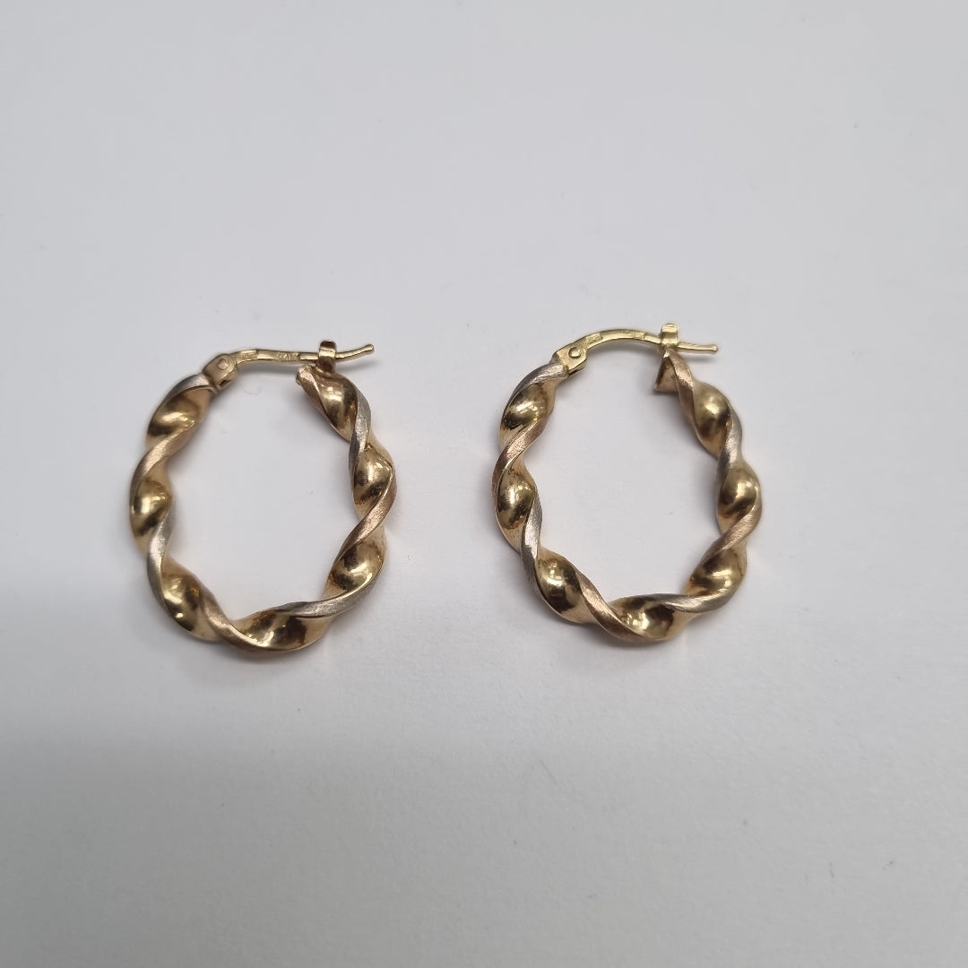 ARRACADAS PAR ORO 10 K 2.3 GRMS (SEMINUEVO)