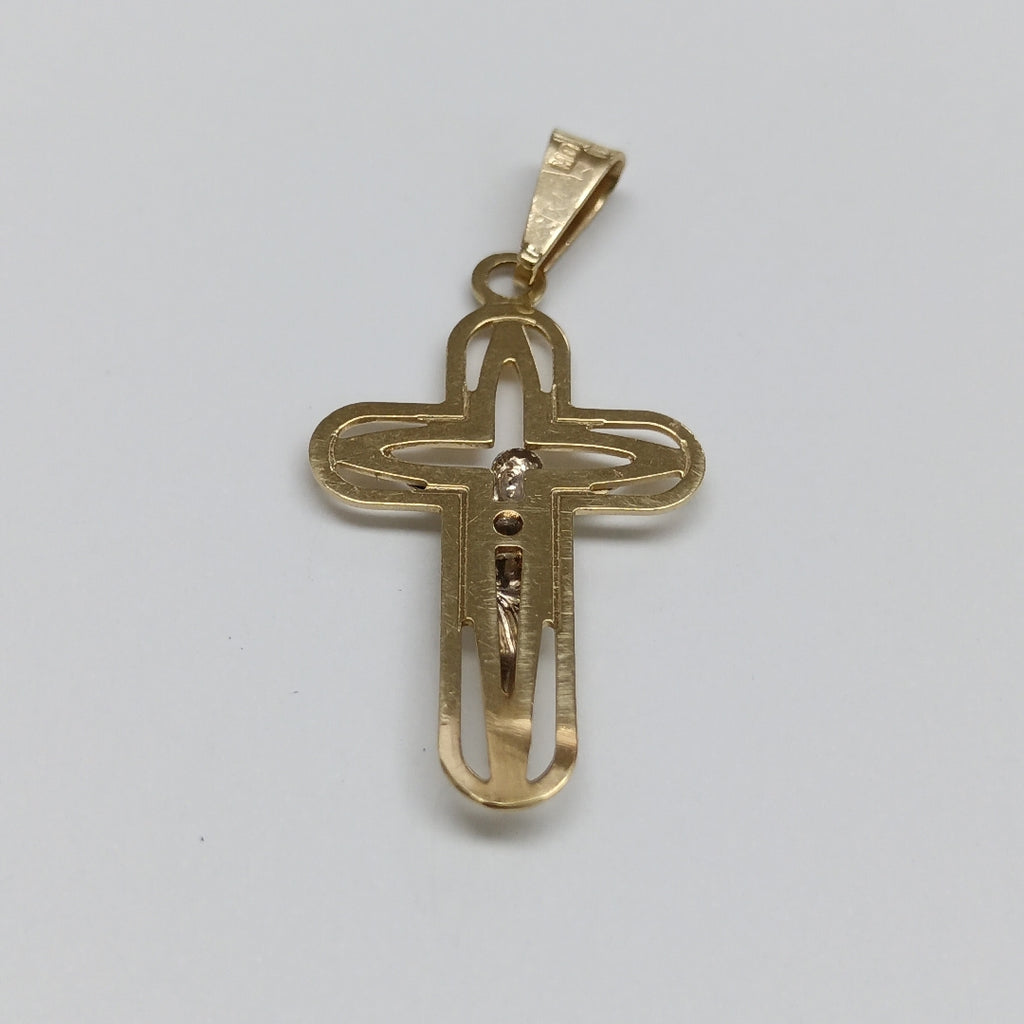 CRUCIFIJO ORO 14 K 1.6 GRMS (SEMINUEVO)