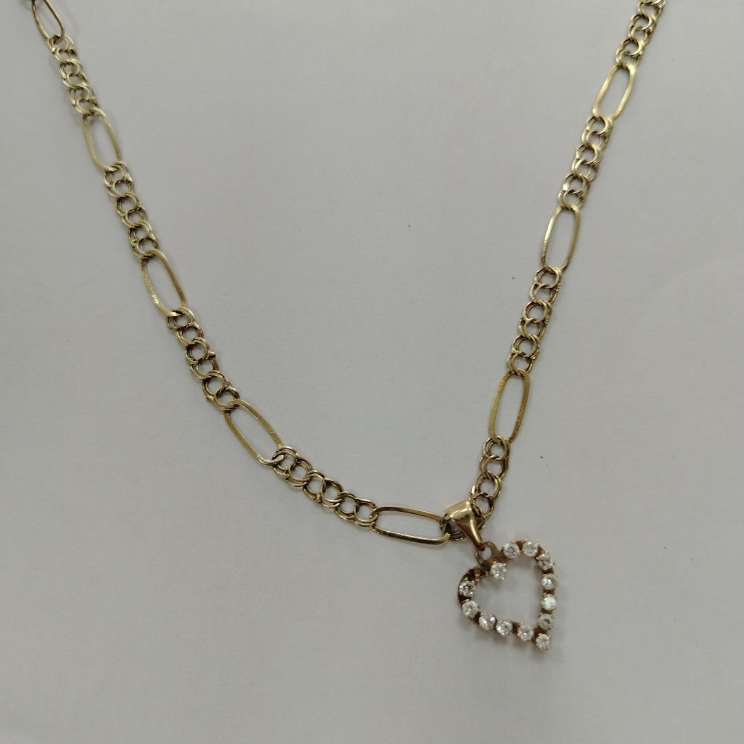 CADENA, DIJE ORO 10 K 5.5 GRMS (SEMINUEVO)