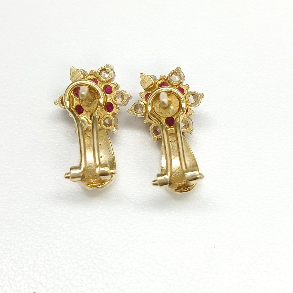ARETES PAR ORO 14 K 4,60 GRMS (SEMINUEVO)