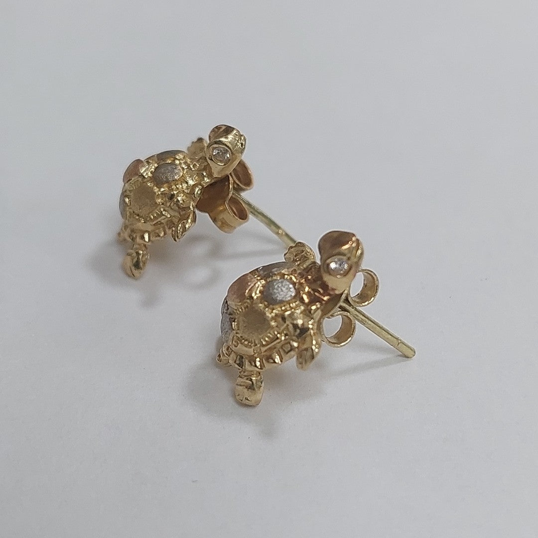 ARETES PAR ORO 14 K 3.3 GRMS (SEMINUEVO)