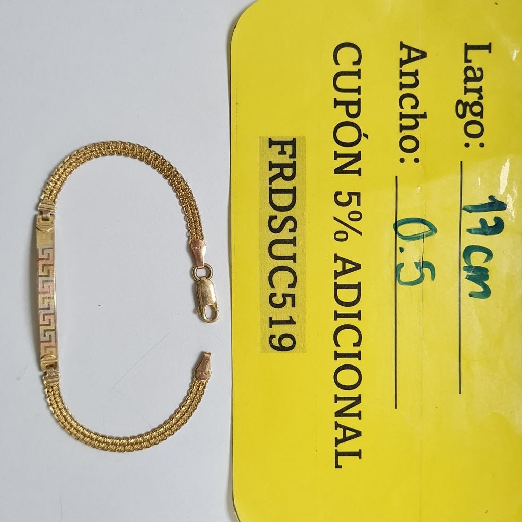ESCLAVA ORO 14 K 6.2 GRMS (SEMINUEVO)
