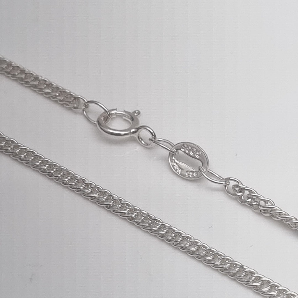 CADENA BARBADA PLATA .925 50 CM 4.12 GR (NUEVO)