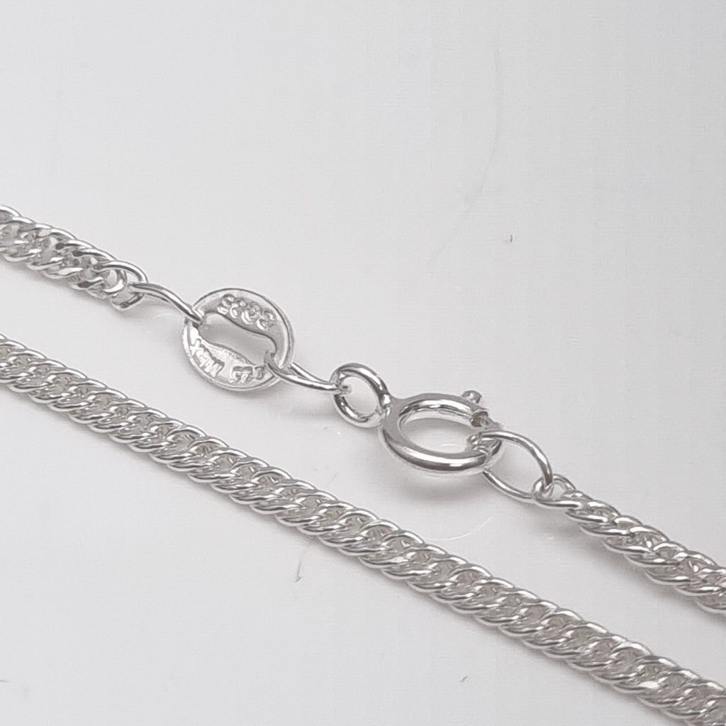 CADENA BARBADA PLATA .925 50 CM 4.12 GR (NUEVO)