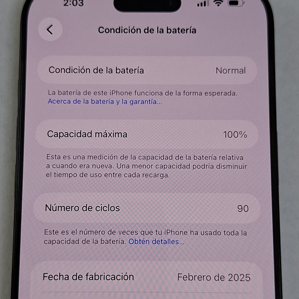 CELULAR APPLE IPHONE 16 PRO MAX A3295 (2024) 256 GB 8 GB RAM (SEMINUEVO)