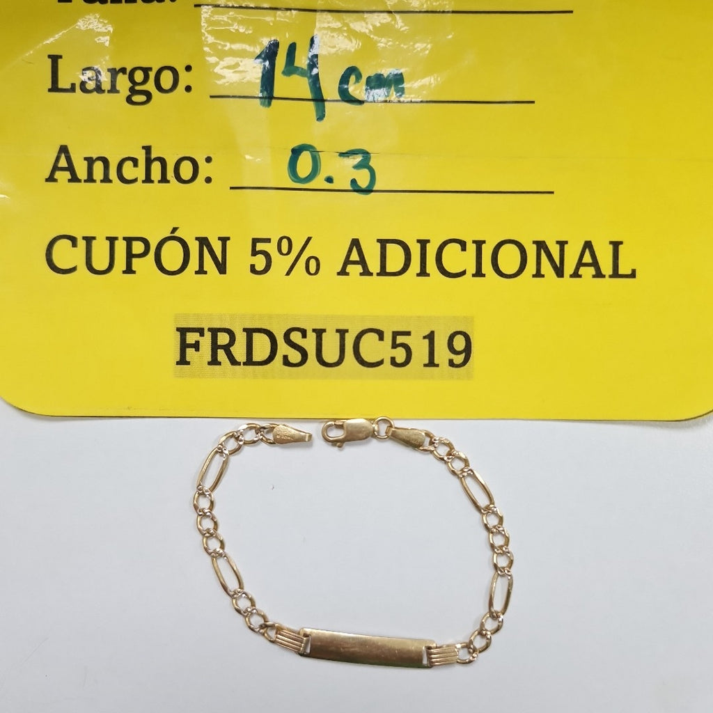ESCLAVA ORO 14 K 3,90 GRMS (SEMINUEVO)