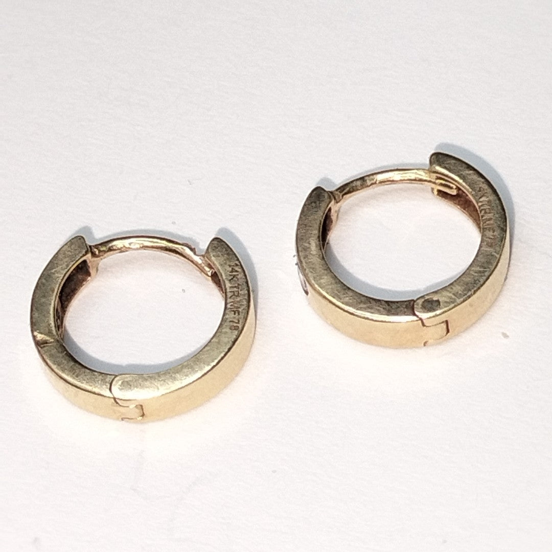 ARRACADAS PAR ORO 14 K 1.1 GRMS (SEMINUEVO)