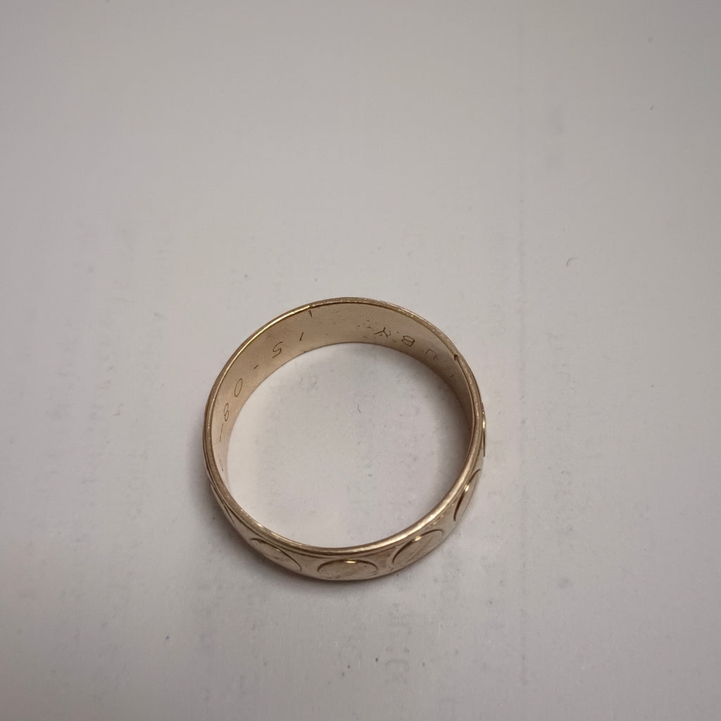 ANILLO ORO 14 K 7 GRMS (SEMINUEVO)