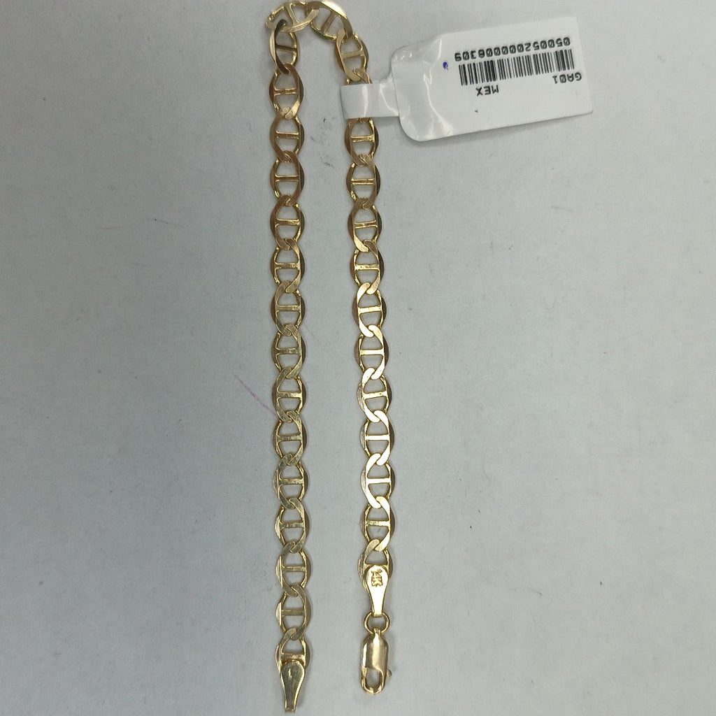 PULSERA TEJIDO GUCHI 5.6G 21 CM 14K (NUEVO)
