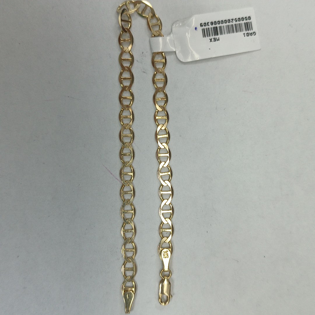 PULSERA TEJIDO GUCHI 5.6G 21 CM 14K (NUEVO)