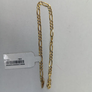 PULSERAS TEJIDO 3X1 ORO 14K 18 CM 3 GR (NUEVO)