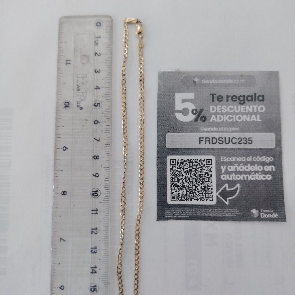CADENA ORO 10 K 3.8 GRMS (SEMINUEVO)