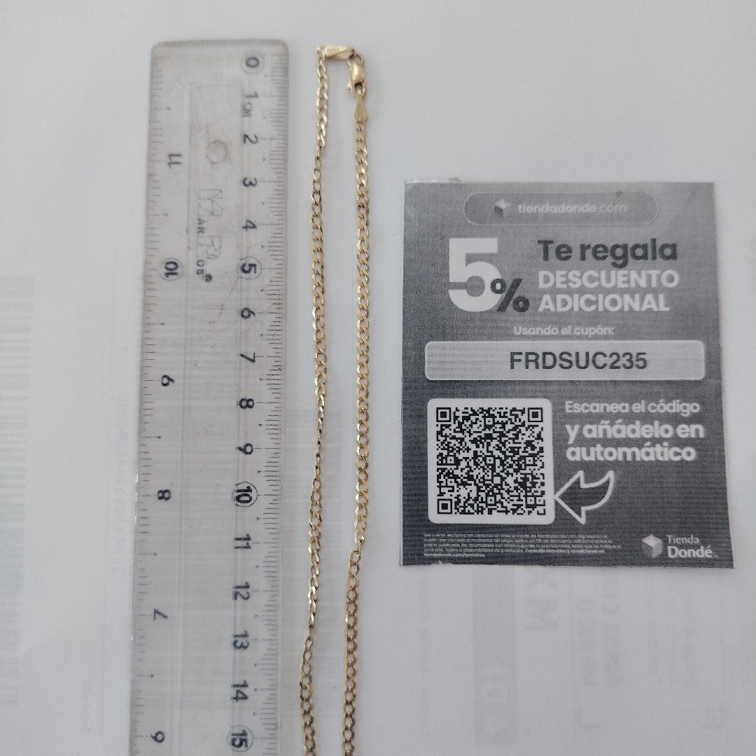 CADENA ORO 10 K 3.8 GRMS (SEMINUEVO)