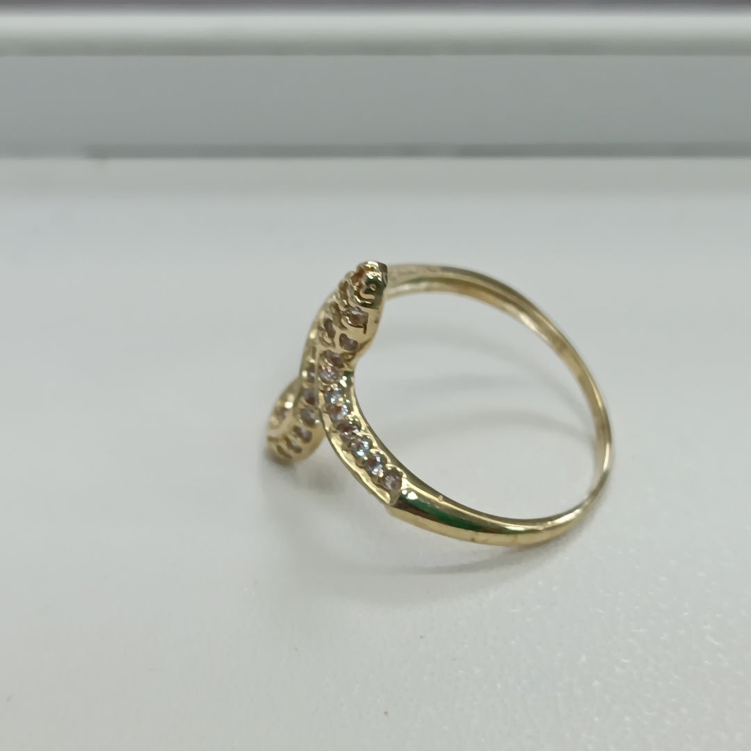 ANILLOS SERPIENTE ORO 10K TALLA 8 1.8 GR (NUEVO)