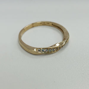 ANILLOS C/CIRCONIA ORO 10K TALLA 9 1.8 GR (NUEVO)