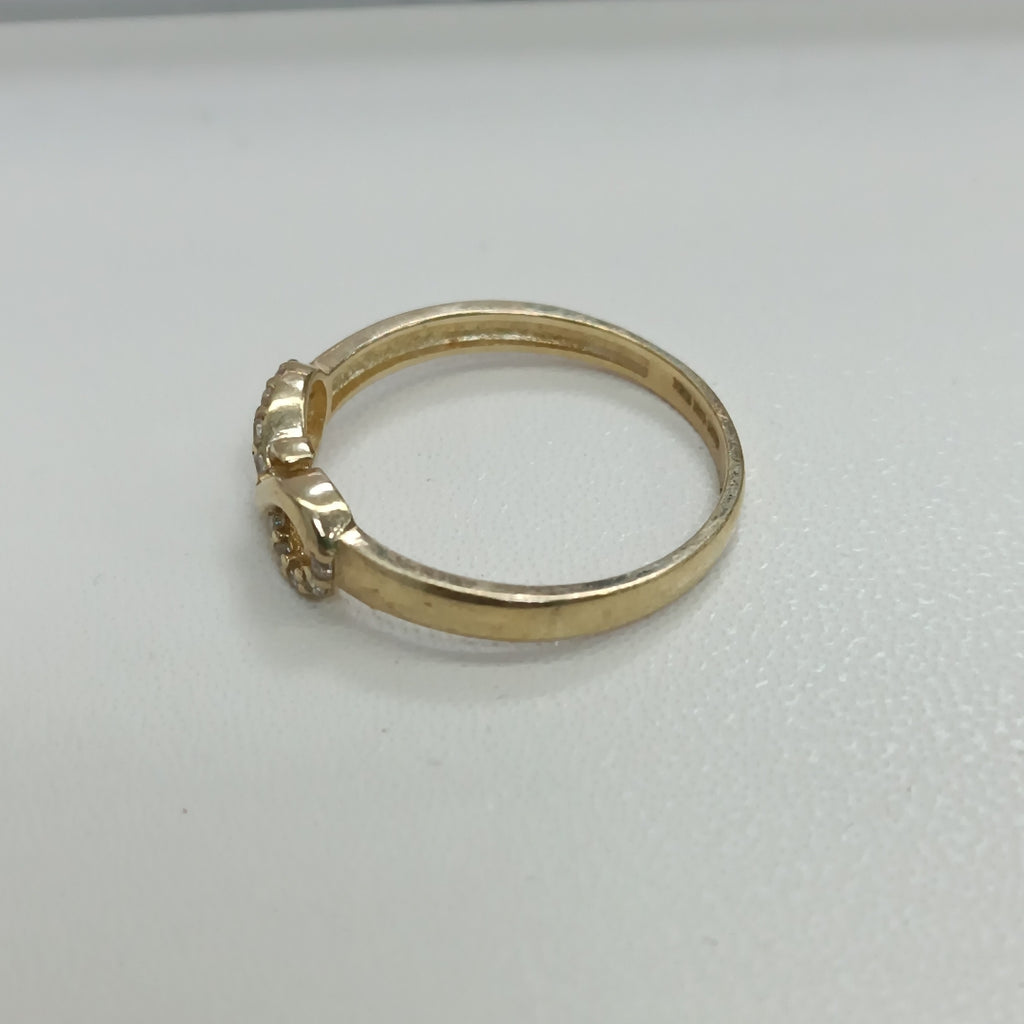 ANILLOS INFINITO ORO 10K TALLA 8 1.7 GR (NUEVO)