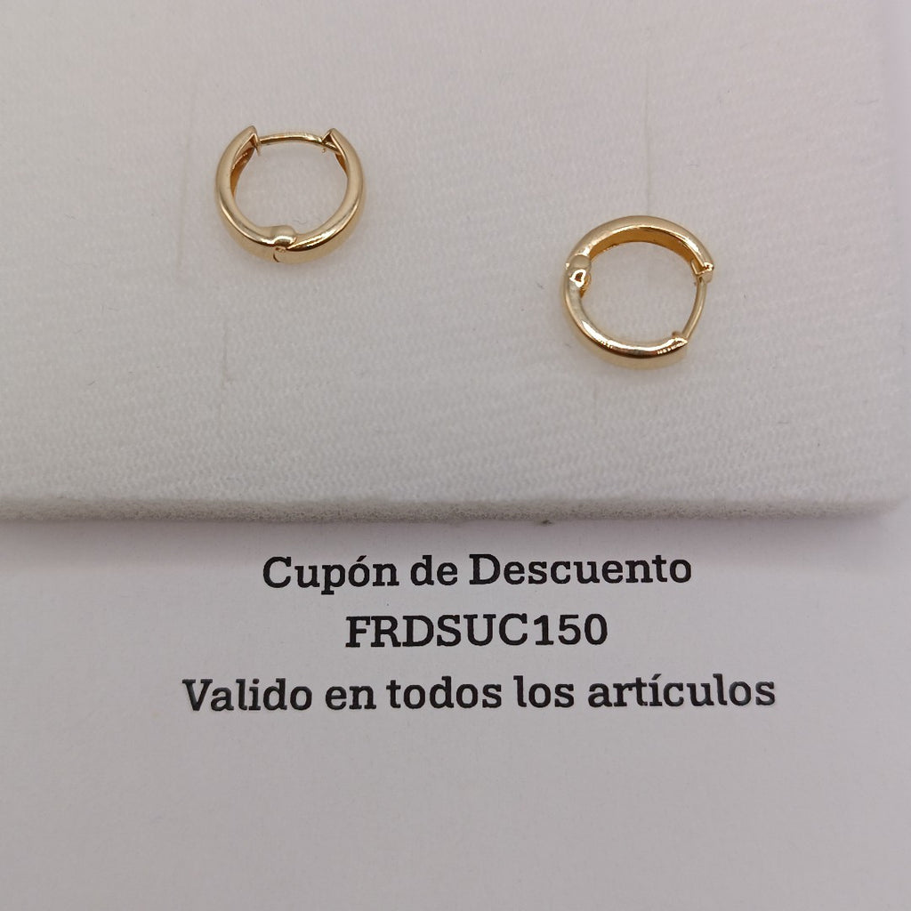 HUGGIES ORO 14K 1.1 (NUEVO)