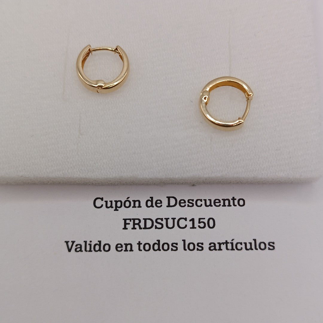 HUGGIES ORO 14K 1.1 (NUEVO)
