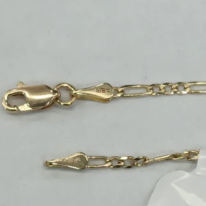 PULSERAS TEJIDO 3X1 ORO 14K 16 CM 1.5 GR (NUEVO)