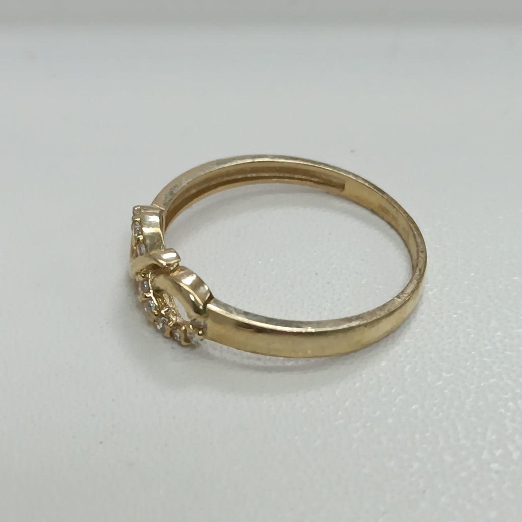 ANILLOS INFINITO ORO 10K TALLA 8 1.7 GR (NUEVO)