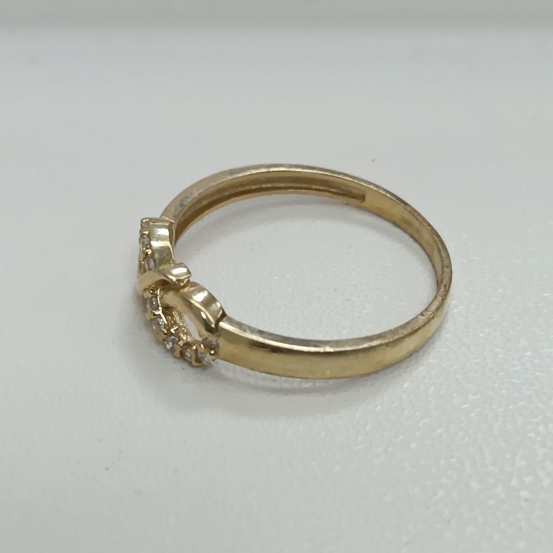 ANILLOS INFINITO ORO 10K TALLA 8 1.7 GR (NUEVO)