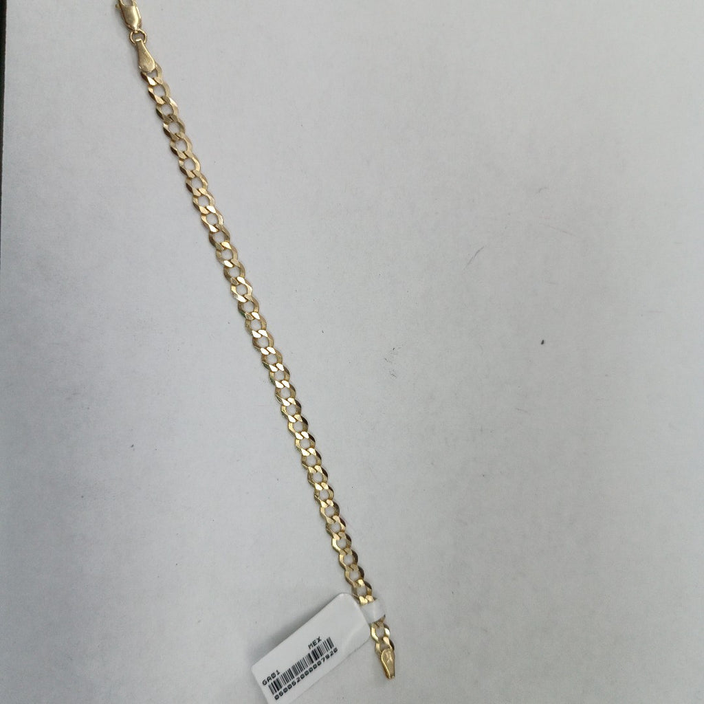 PULSERA TEJIDO BARBADA 4.6G 18 CM 14K (NUEVO)