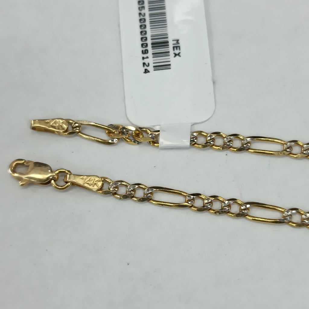 PULSERA TEJIDO 3X1 2.9G 18 CM 14K (NUEVO)