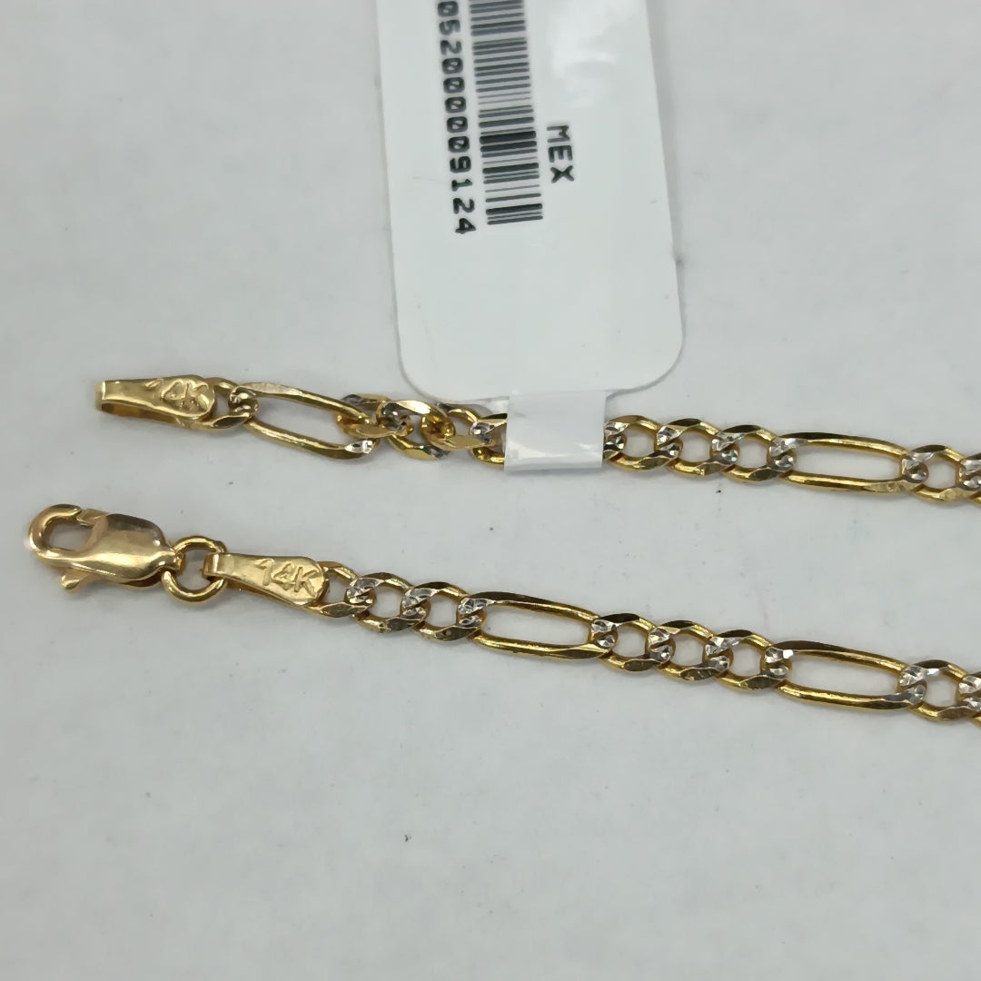PULSERA TEJIDO 3X1 2.9G 18 CM 14K (NUEVO)
