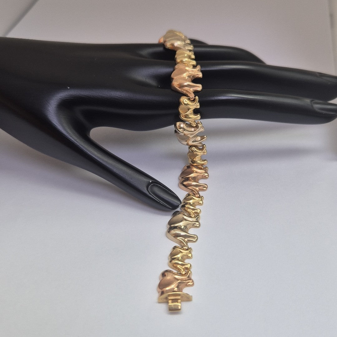 PULSERA ORO 14 K 14.4 GRMS (SEMINUEVO)