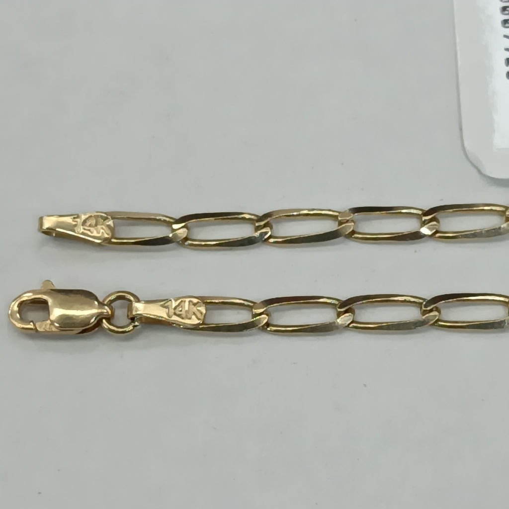 PULSERA TEJIDO ESLABONES 2.5G 18 CM (NUEVO)