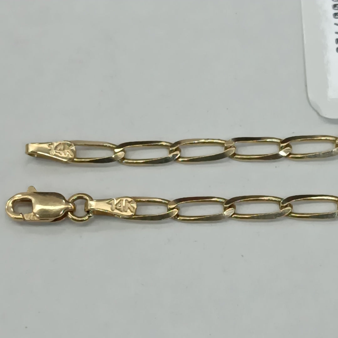 PULSERA TEJIDO ESLABONES 2.5G 18 CM (NUEVO)