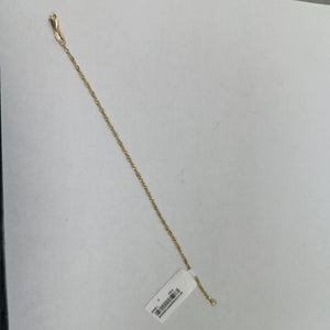 PULSERAS TEJIDO MEDIO TZL ORO 14K 18 CM 1.3 GR (NUEVO)