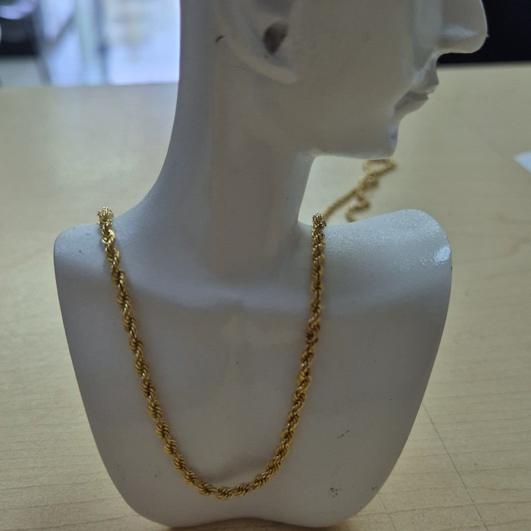CADENA ORO 14 K 4.6 GRMS (SEMINUEVO)