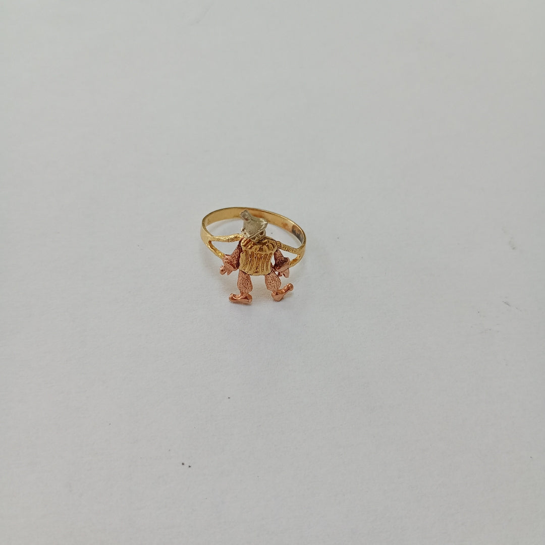 ANILLITO ORO COMBINADO 14 K 2,00 GRMS (SEMINUEVO)