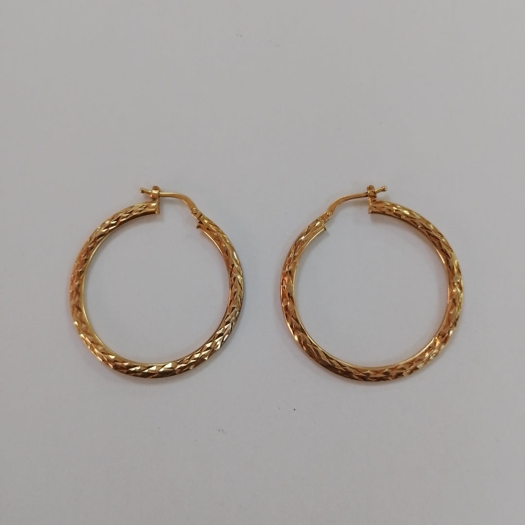 ARRACADAS PAR ORO 10 K 2.4 GRMS (SEMINUEVO)